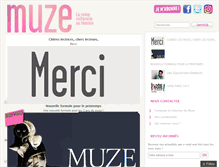 Tablet Screenshot of blog.muze.fr